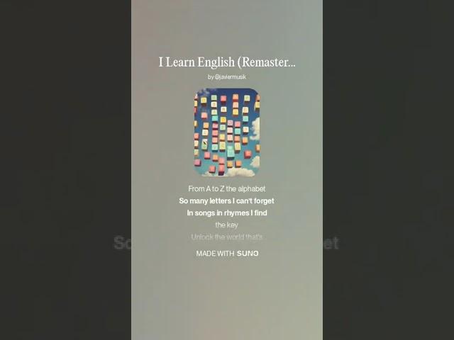 ⭐️I learn English