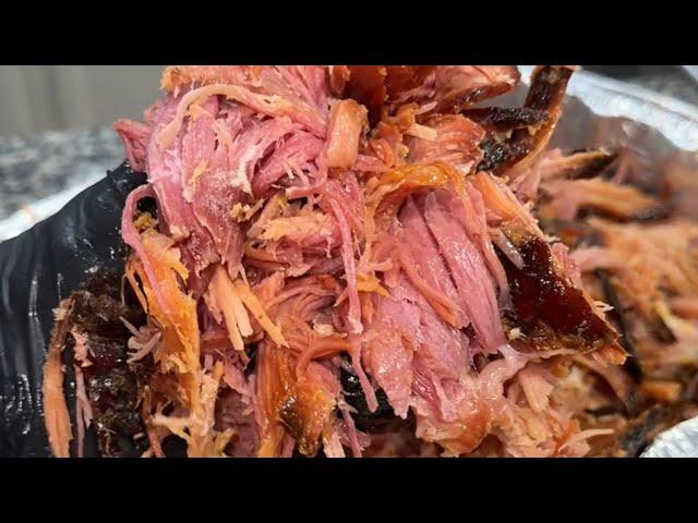 Pulled Ham on the Pellet Grill | Smoking a Ham like a Pork Butt 