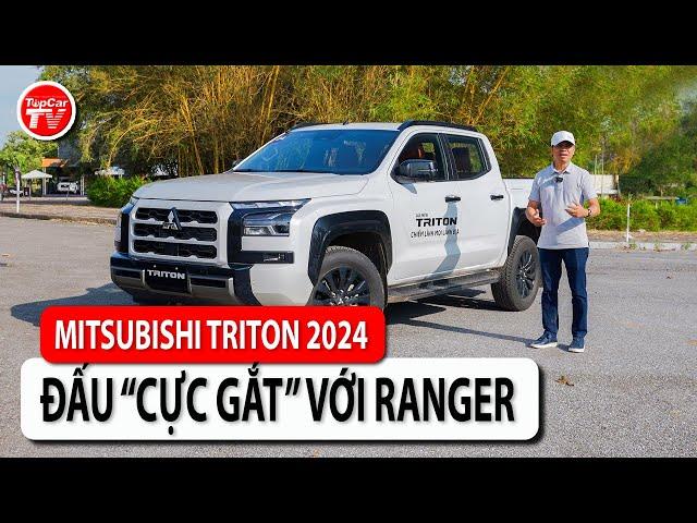 Đánh giá chi tiết Mitsubishi Triton 2024 - Các yếu tố cạnh tranh "cực gắt" với Ranger | TIPCAR TV