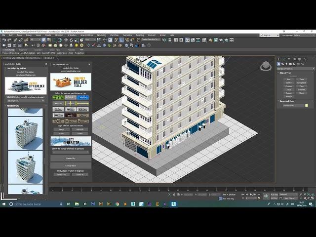 scanline 2018 low poly city builder 3d max