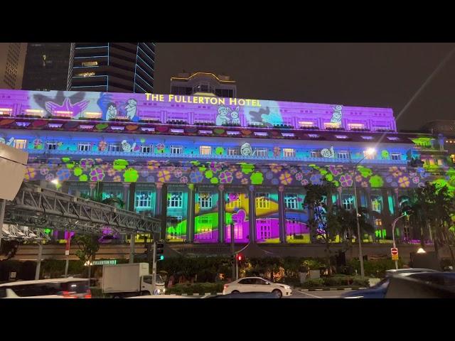 The Fullerton Hotel Singapore Projection Show