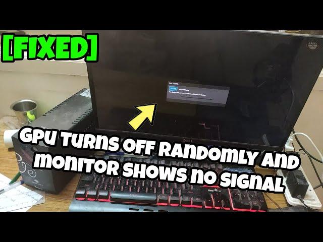 [FIXED] GPU crashes randomly while using pc/in game and display cuts off