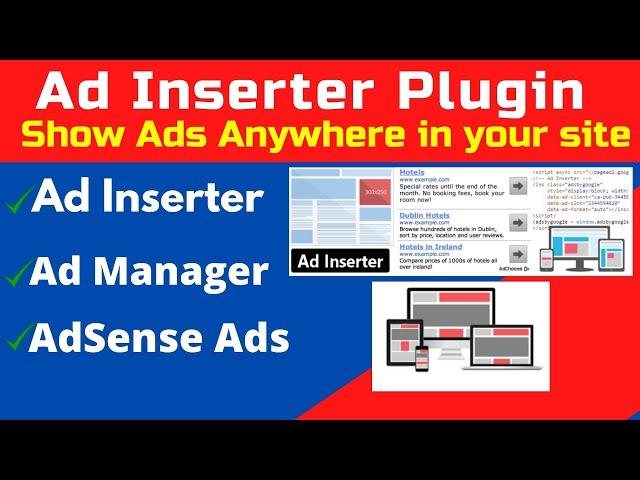 How To  use Ad Inserter to show Ads Anywhere