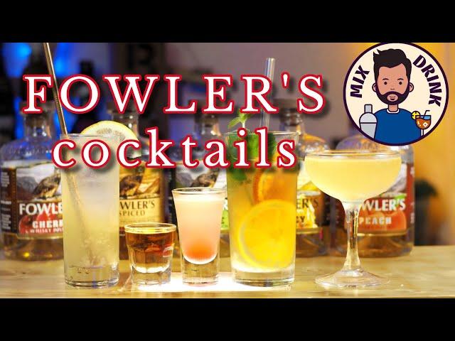 6 КОКТЕЙЛЕЙ с Фоулерс / Fowler’s на основе ВИСКИ, импортозамещение в ДЕЛЕ