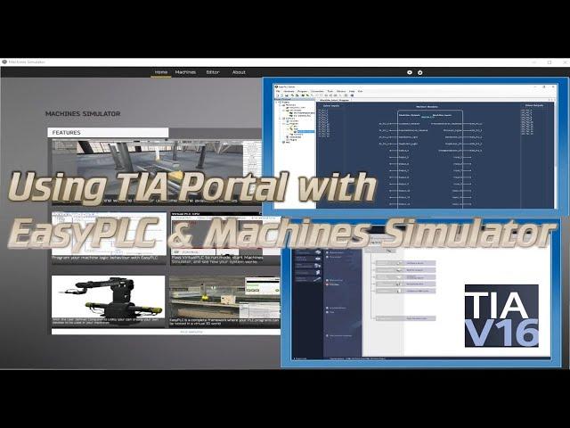 Simulating TIA Portal PLC program with Machines Simulator