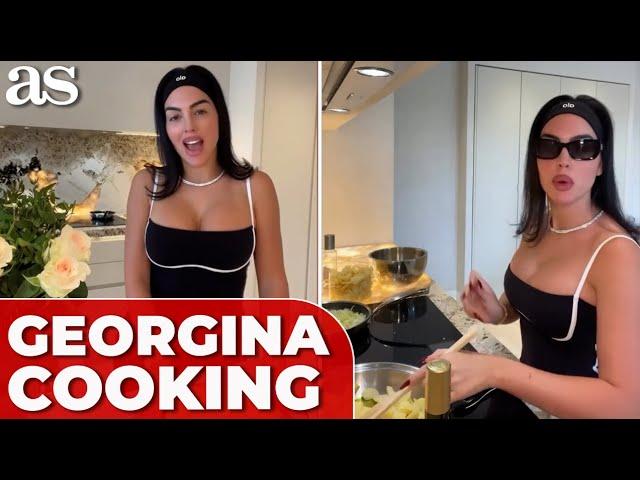 GEORGINA RODRIGUEZ'S potato omelette video BREAKS THE INTERNET