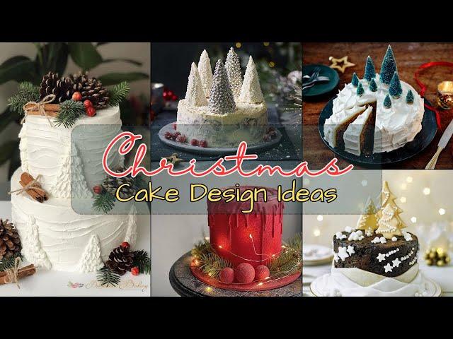 CHRISTMAS CAKE DESIGN IDEAS -  WINTER CHRISTMAS CAKE | PICTURESistic