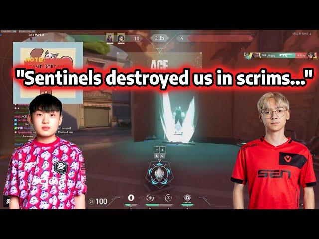 PRX Jinggg on Sentinels Performance in scrims with the NEW ROSTER...