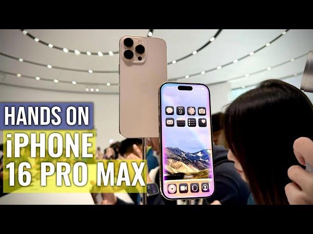 iPhone 16 Pro Max Hands on: The Best One!