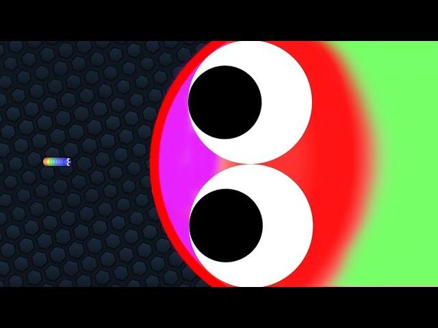 Slither.io 1 Tiny Hacker Snake vs Troll Giant Snakes Epic Slitherio Gameplay