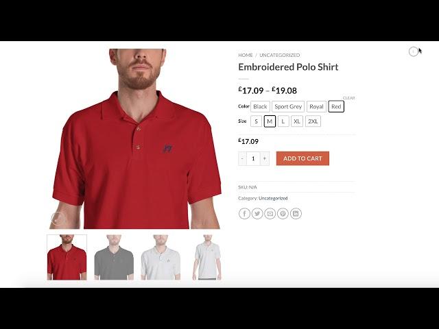 How To Show WooCommerce Variation Swatches in Printful Plugin