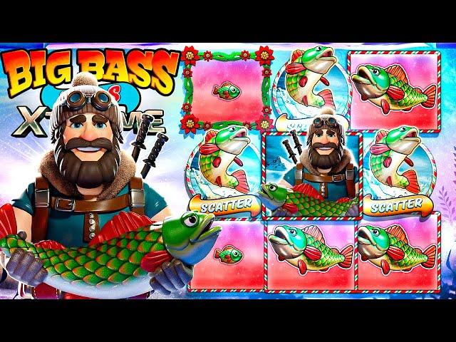 WE TRIED THE NEW XMAS BIG BASS BONANZA XTREME?!