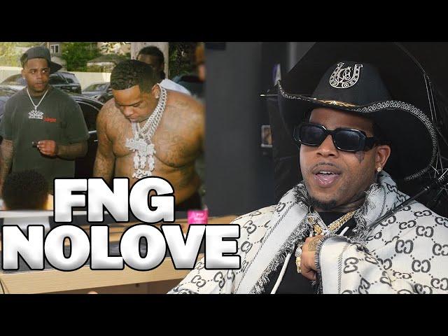 NoLove “Finesse2Tymes Bread Gang Chain got Snached after the stage fell in