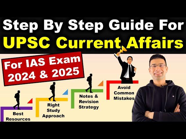 Step by Step Guide for UPSC Current Affairs | For IAS Exam 2024 & 2025 | Gaurav Kaushal