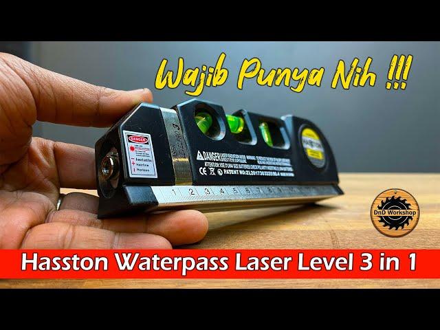 Pasang Kitchen Set Menggunakan Waterpass Laser Level dari Hasston