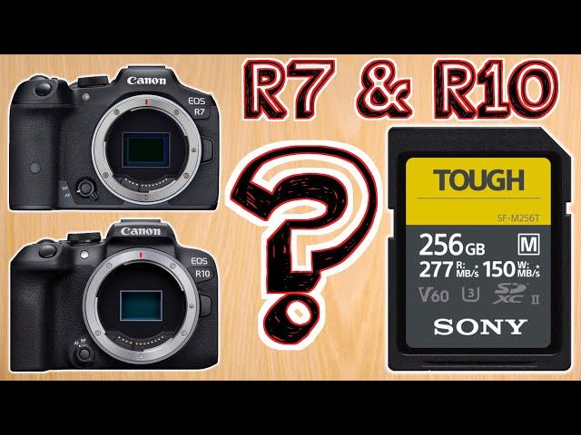 BEST Memory Cards for CANON R7 & R10 Video – SD Cards for 4K 10-bit 4:2:2 Video