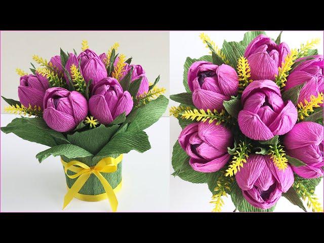  Tulips  Bouquet of Candy! DIY gift for mom