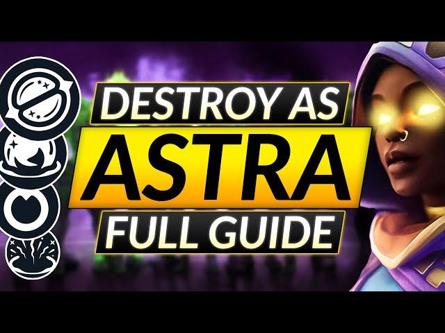 FULL ASTRA GUIDE - CRAZY Tricks, Ability Usage and Common Mistakes - Valorant Guide