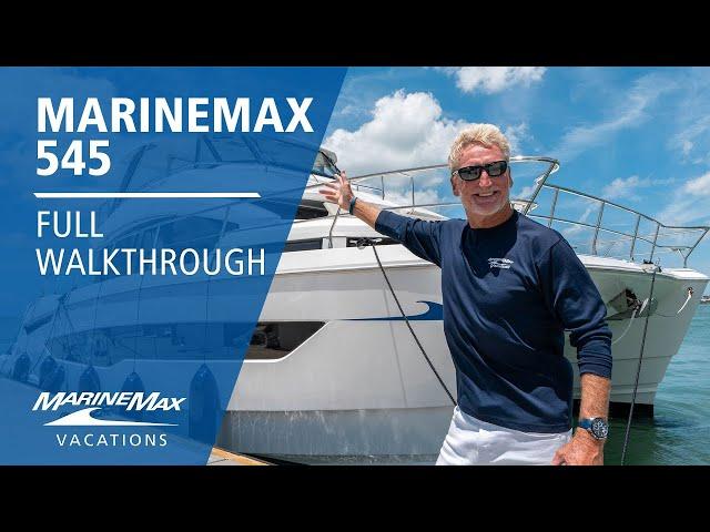 MarineMax Vacations 545 Power Catamaran | Full Walkthrough