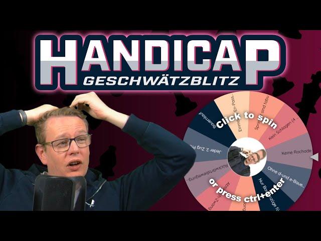 Jan vs Glücksrad - Geschwätzblitz mit Handicap