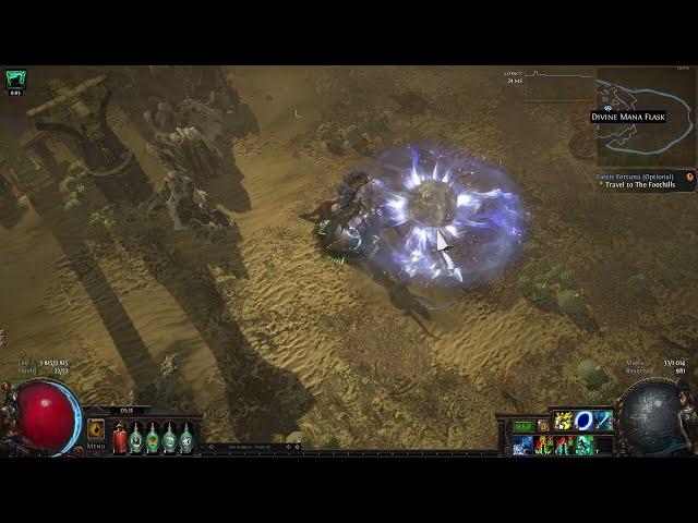 Frost blades Vengeant Cascade 146% proj speed no projectile return