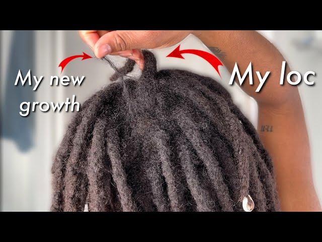 My New Growth Grows Away From My Locs...So I Do This To Prevent Thinning (Wash Day Routine)