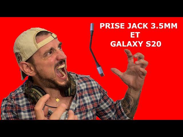 Tuto_Comment brancher son câble jack 3.5mm à son Samsung Galaxy S20 ?!