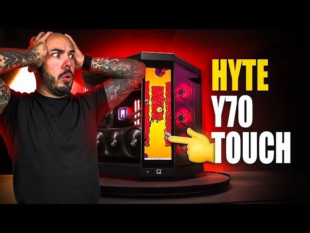 PC Case With a 4K Touch Screen? Hyte Y70 Touch ULTIMATE Unboxing Build and Review