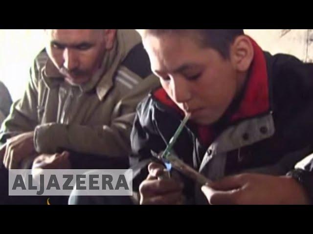 Drug addiction rise Afghanistan