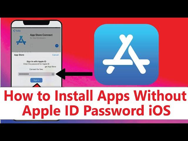 How to install apps without apple id /  Download apps from app store without Password /iPhone iOS 16