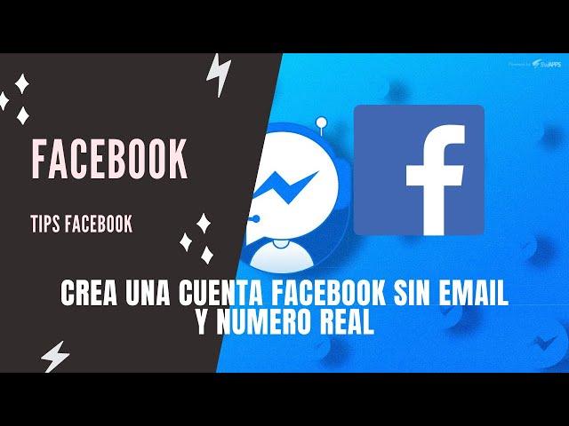 CREAR cuenta de  FACEBOOK SIN CORREO  y número celular 2021 #1