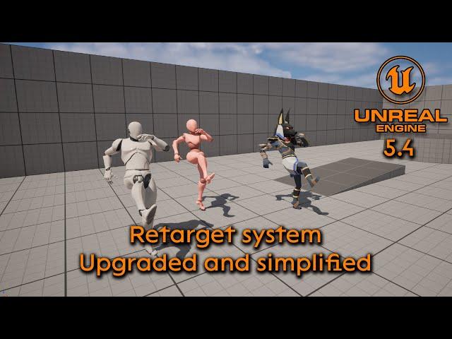 Easy animation retarget in 5.4 - Unreal Engine 5 tutorial