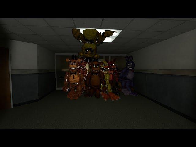 GMOD FNAF:Freddy and the gang leave the golden city!