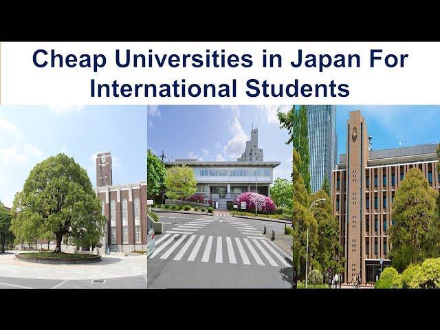 CHEAP UNIVERSITIES IN JAPAN FOR INTERNATIONAL STUDENTS NEW RANKING