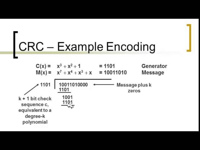 CRC Cyclic Redundancy Check | شرح موضوع