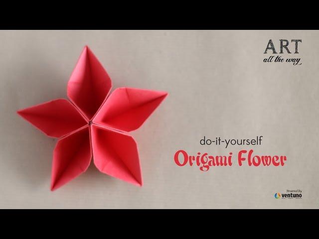 How to Fold : Origami Flower | Do It Yourself