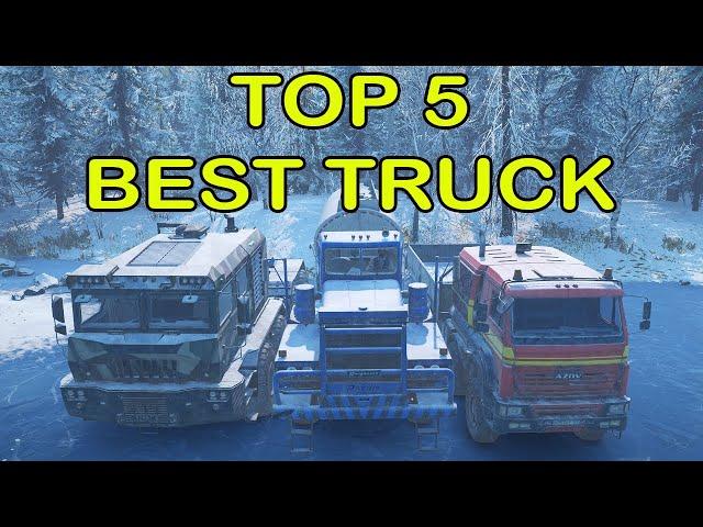 SnowRunner : Top 5 Best Truck You Need in Game