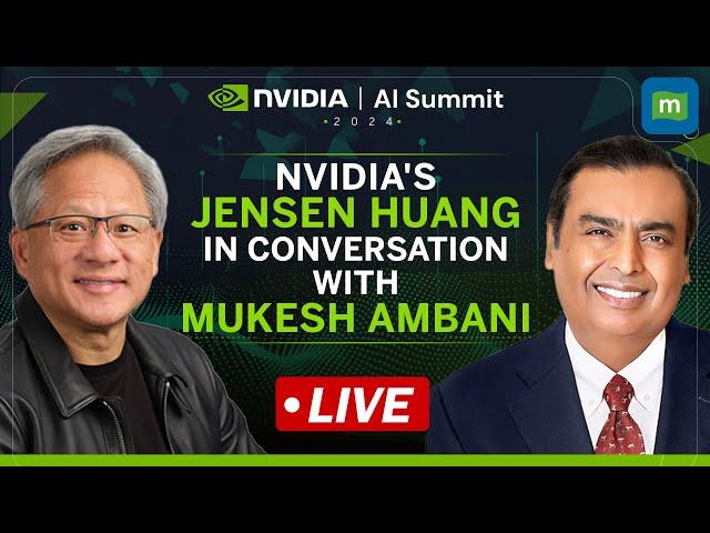 Nvidia's Jensen Huang speaks to Mukesh Ambani on AI reshaping industries, India's rise as AI leader