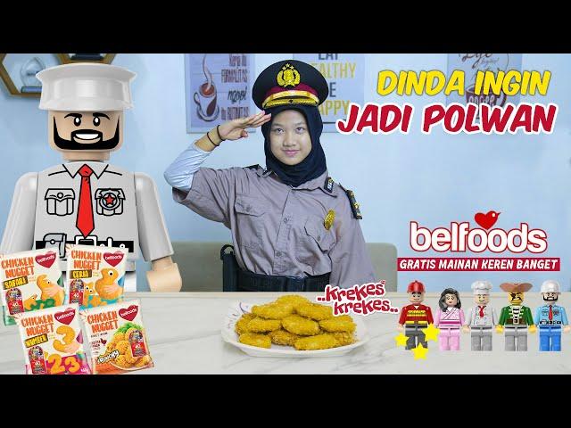 Dinda Mau Jadi Polwan Dikasih Mainan Super Keren Sama Bik Linda