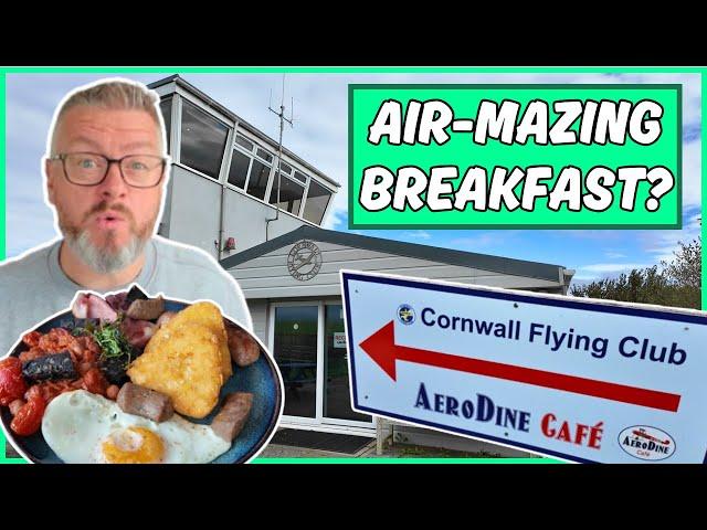 I Review a FULL ENGLISH BREAKFAST at an AIRFIELD!