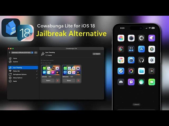 Cowabunga Lite Now Supports the iOS 18 Jailbreak Alternative.