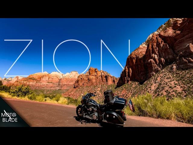 Exploring Zion National Park on the Indian Chieftain Dark Horse