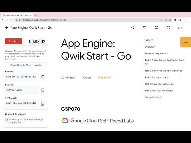 App Engine: Qwik Start - Go || #qwiklabs || #GSP070 ||  [With Explanation️]