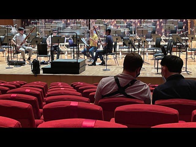 Rehearsal of Humoresque by HKU Composer Peter Tang