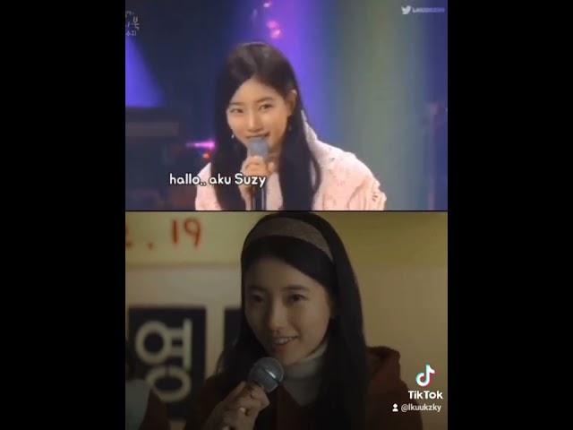 SUZY in real life vs Suzy in drama  #suzy #baesuzy #shorts #kdrama