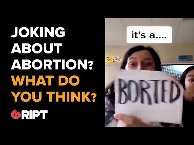 A disturbing video posted on Tik-Tok about abortion...