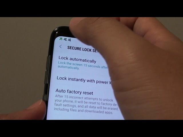 Samsung Galaxy S8: How to Change Auto Lock Screen Timeout