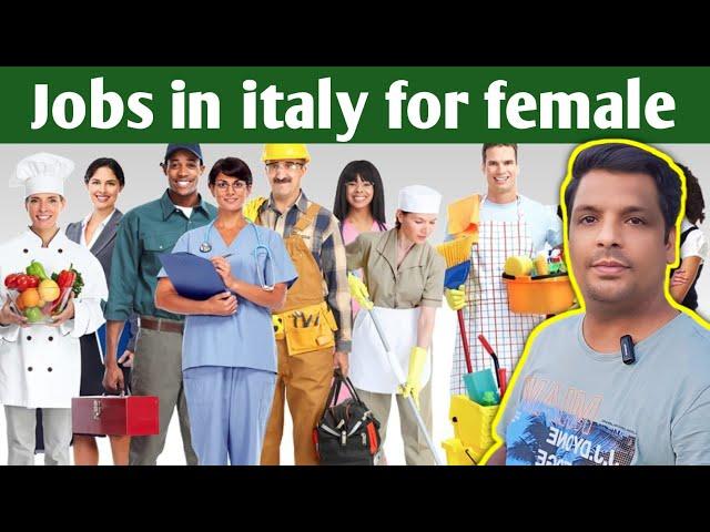 jobs in italy for female | best jobs in italy  | Gullu vlogs