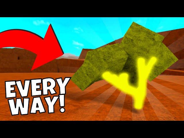 EVERY WAY to get Yellow GLOW WOOD in Lumber Tycoon 2!
