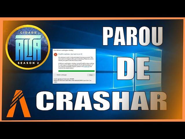 COMO RESOLVER O CRASH DO FIVEM 2023 -  [RESOLVIDO - PT BR] - GTAV RP